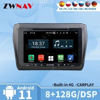 Carplay Радио Bluetooth За Suzuki Swift 2017 2018 2019 Автомобилен Мултимедиен Централна 2 Din Android Авто Екран Стерео Главното Устройство