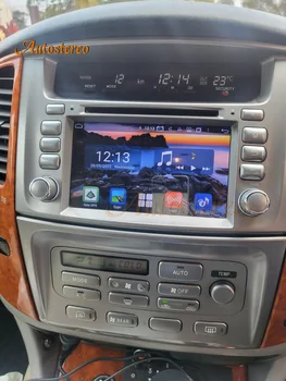 Android10 128G Автомобилен GPS Навигация DVD Плейър За TOYOTA Land Cruiser 100 LC100/Lexus LX470 2003-2008 Мултимедийно Радио Главното Устройство