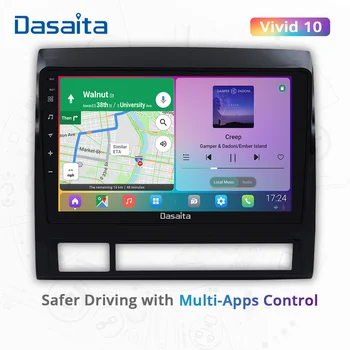 Dasaita Vivid За Toyota Tacoma 2005 2006 2007 2008 2009 2010 2011 2012 2013 радио Android Автомобил 4G 64G Bluetooth