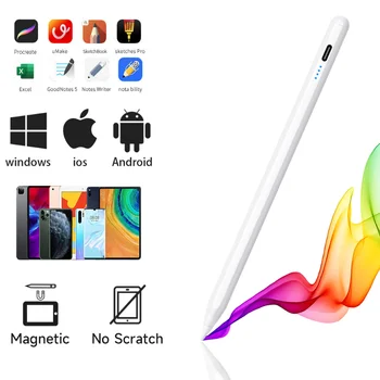 За Apple iPad Молив За Huawei Lenovo Samsung Phone Xiaomi Tablet Pen Универсален Стилус За Android, IOS, Windows Touch Pen