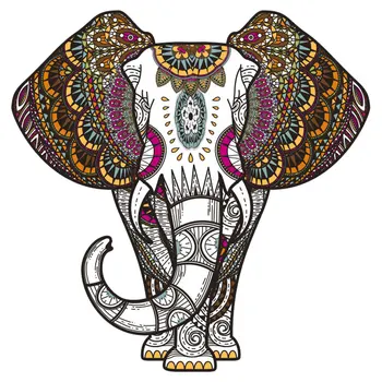 Oeteldonk Религиозен Слон Бог Ленти за Дрехи Термо Етикети за Дрехи, Ютия на Предаването, за Облекло Diy Потребителски Кръпка